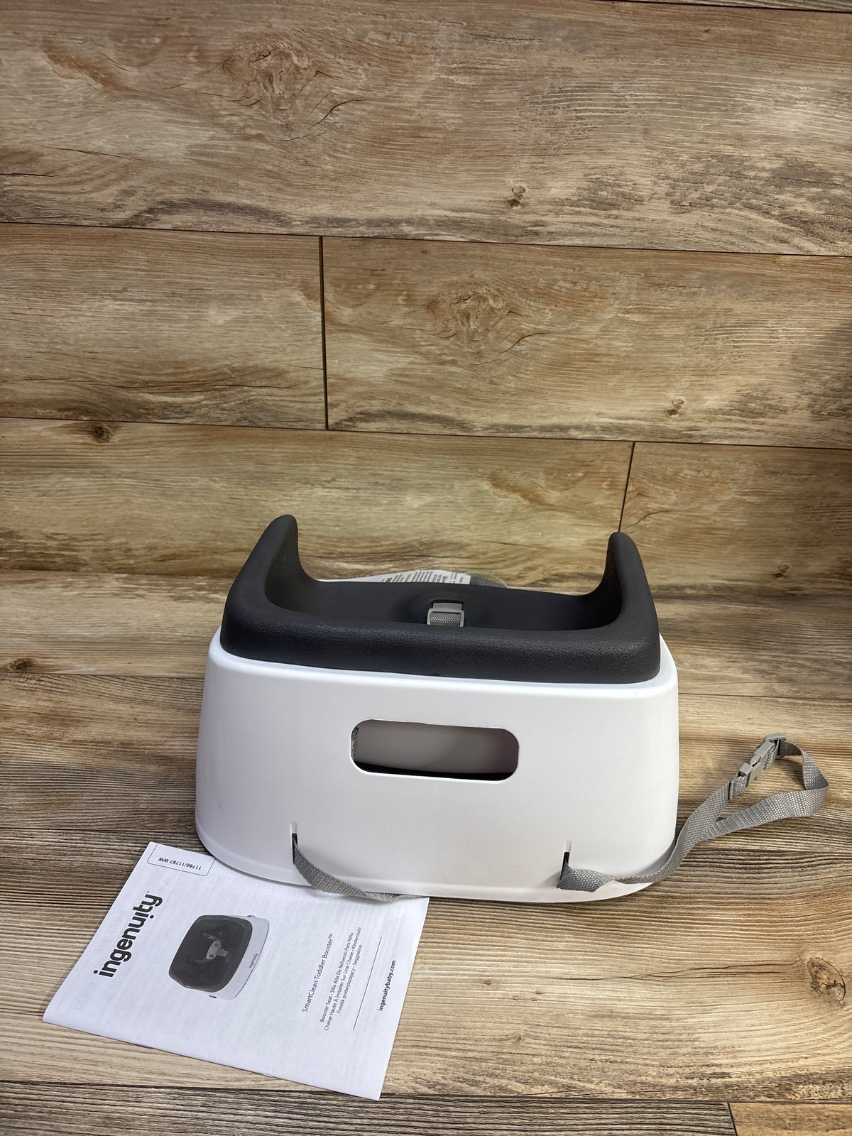 NEW Ingenuity SmartClean Toddler Booster Seat Grey