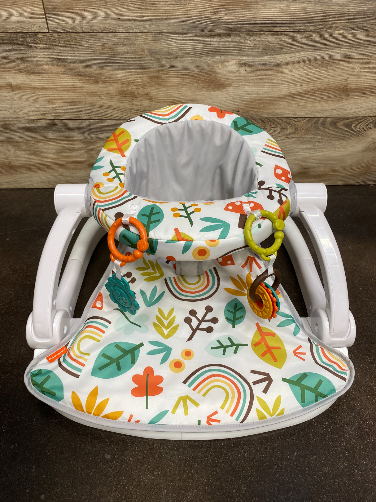 Fisher Price Sit Me Up Floor Seat in Whimsical Forest