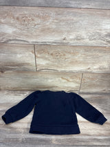Janie & Jack Tartan Bow Sweatshirt Navy sz 2T