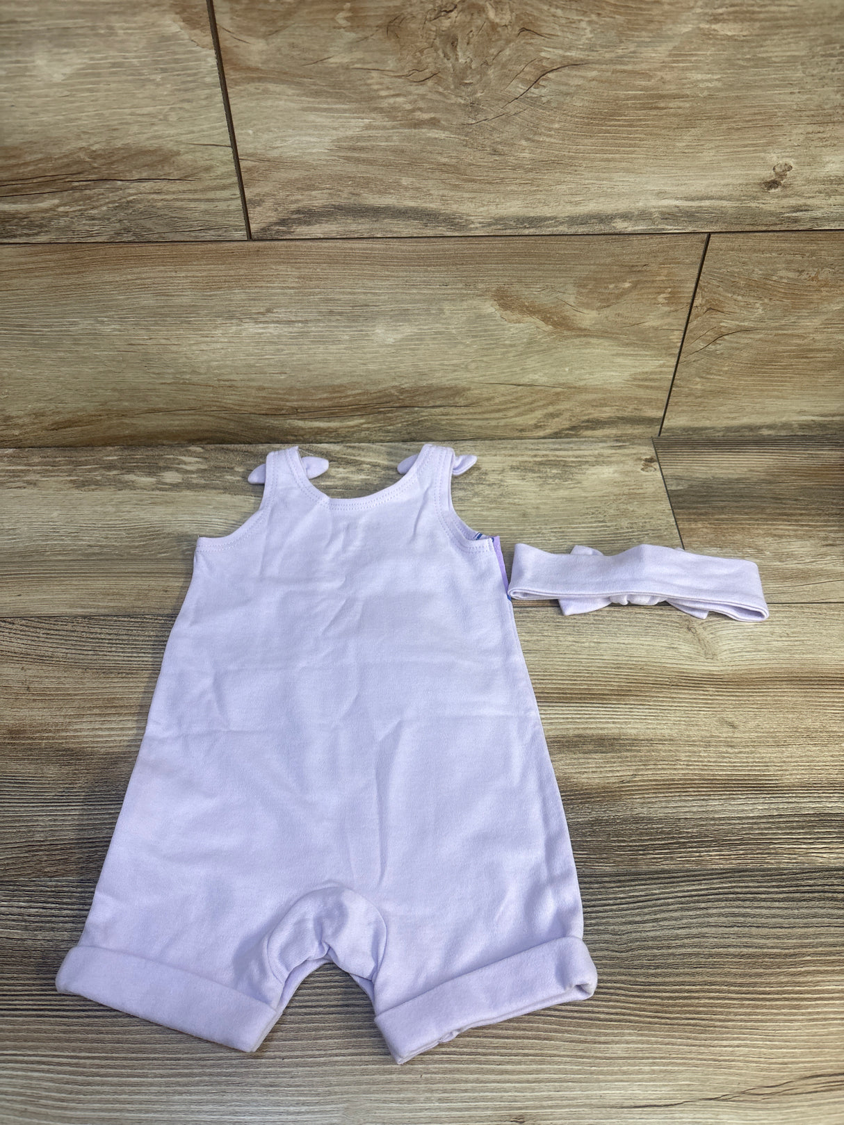 Disney Stitch Sleeveless & Headband Set Lavender sz 6-9m