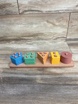 PEBIRA Wooden Montessori Sorting Toy