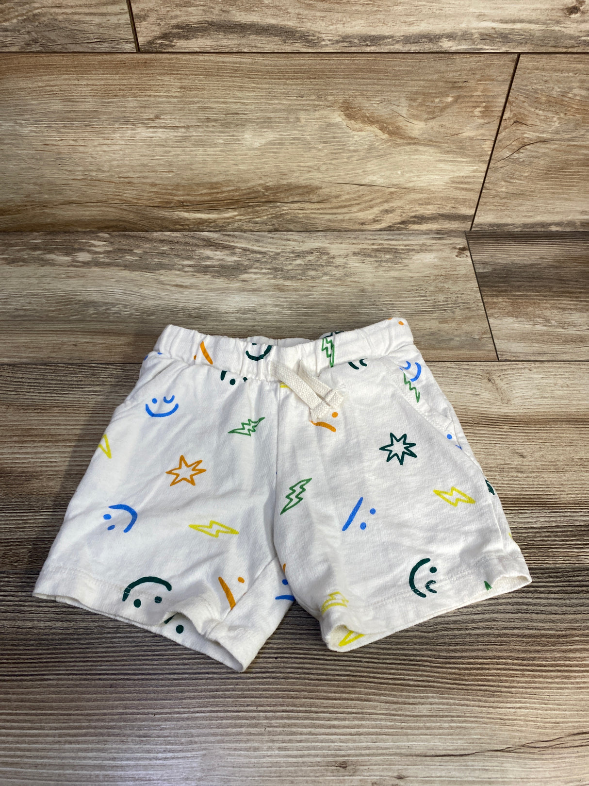 Old Navy Drawstring Shorts White sz 3T