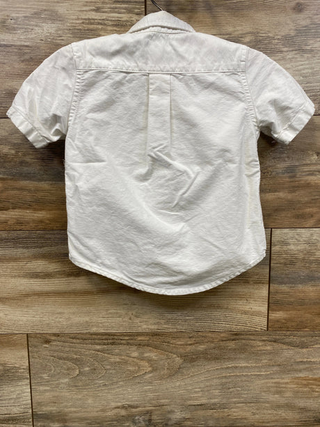 Ralph Lauren Solid Button Down Shirt White sz 2T - Me n Mommy To Be