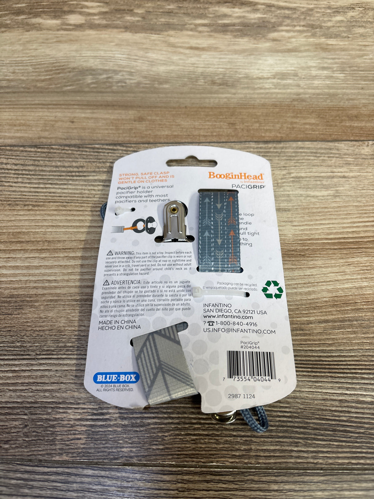 NEW BooginHead by Infantino PaciGrip 2pk Pacifier Clips