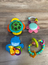 4pk Assorted Rattle Teethers