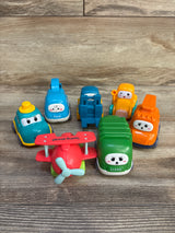 ALASOU 7pk Cartoon Construction Vehicles