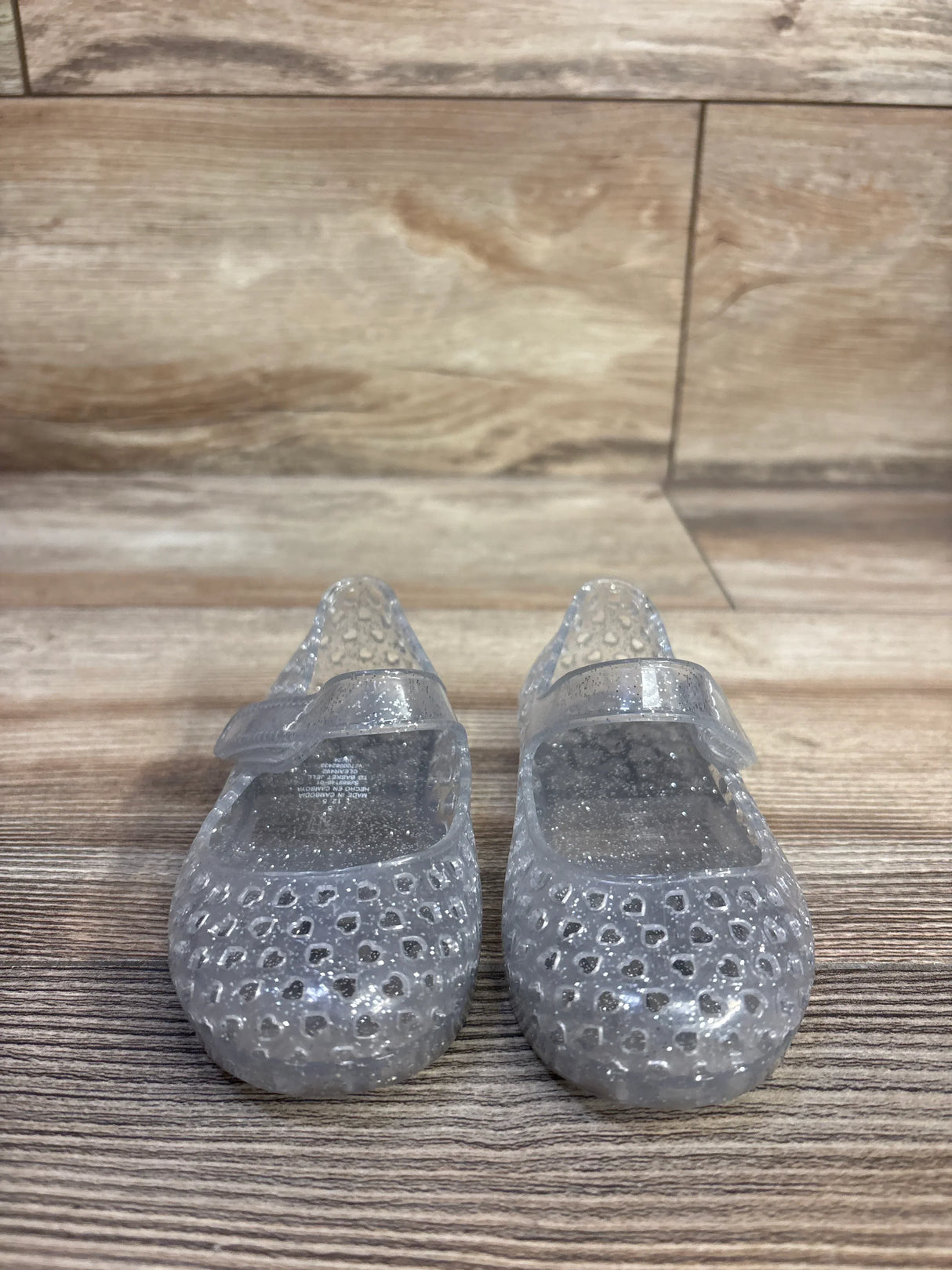 Old Navy Fruity Scented Jelly Mary-Jane Flats Clear sz 5c