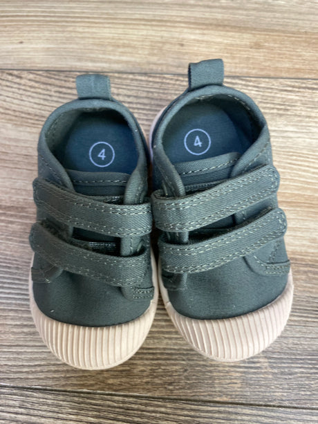 Cat & Jack Double Velcro Parker Sneakers Green sz 4c - Me n Mommy To Be