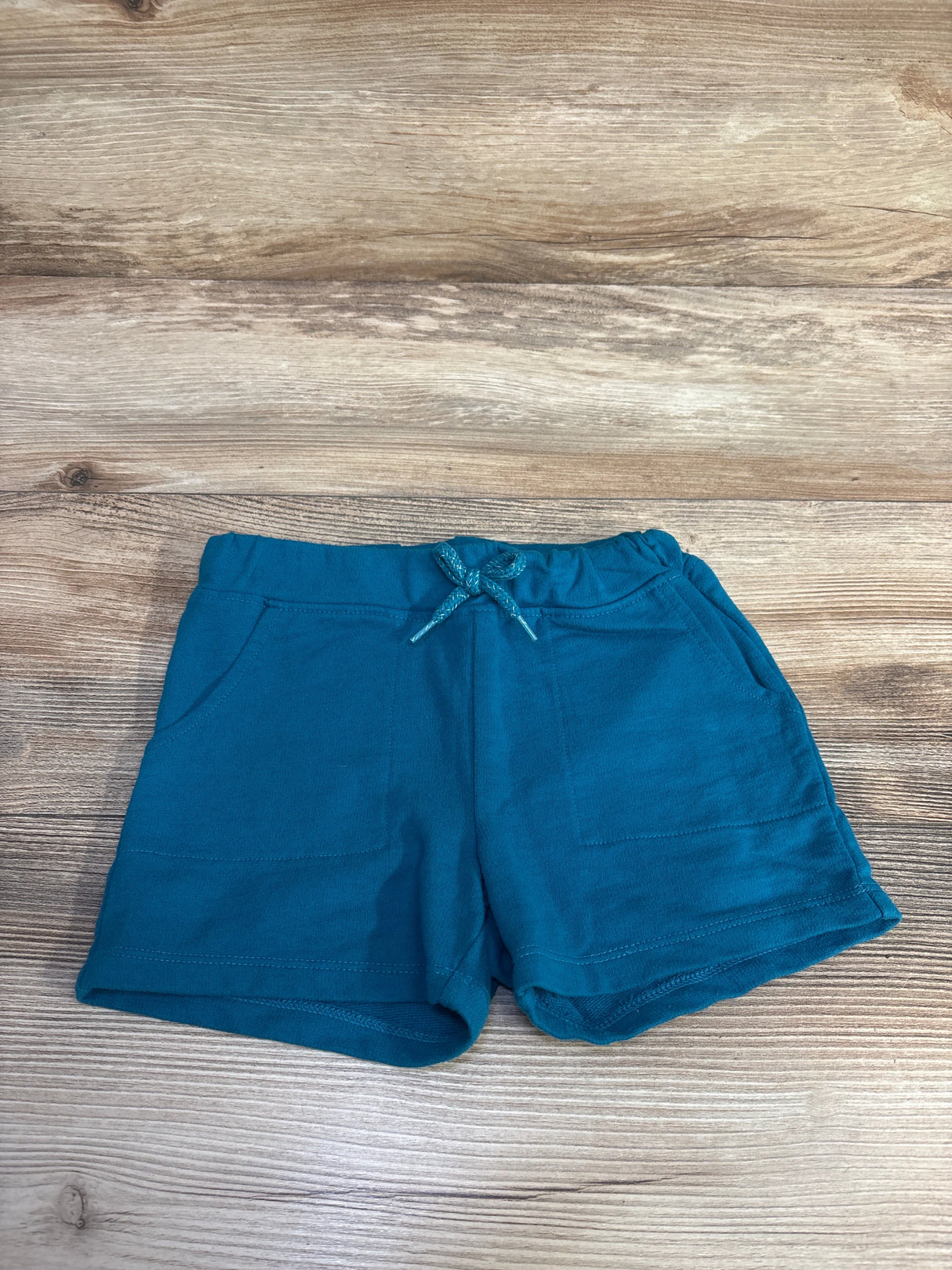 Okie Dokie Drawstring Shorts Blue sz 4T - Me n Mommy To Be