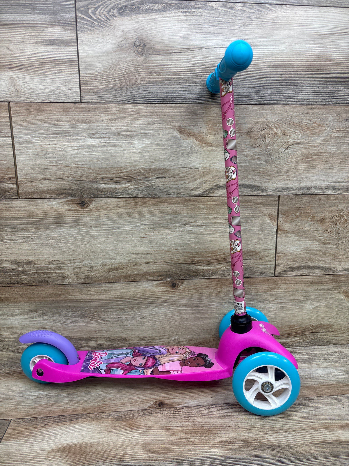 Barbie Tilt and Turn 3 Wheels Scooter