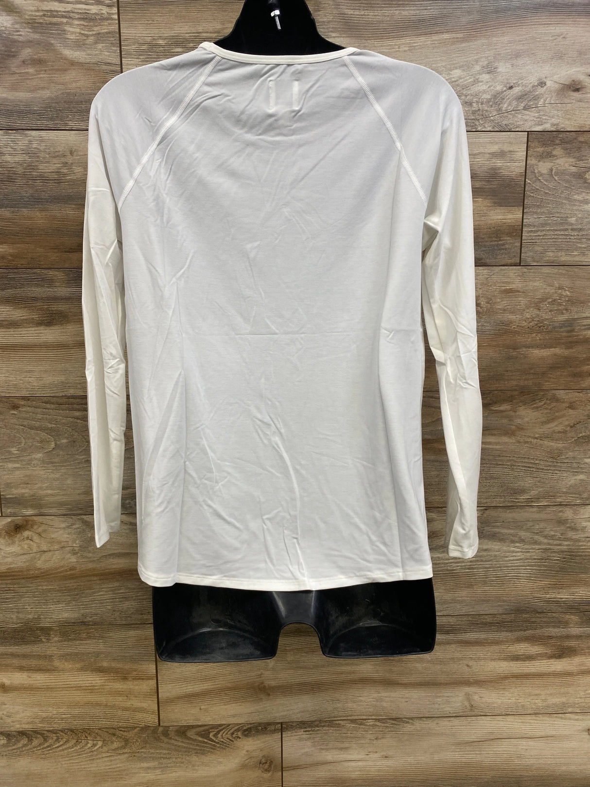 NWOT Gap Maternity Breathe Long Sleeve Shirt White sz Small - Me n Mommy To Be