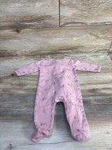 Rabbit + Bear Organic Dog Sleeper Pink sz 3-6m