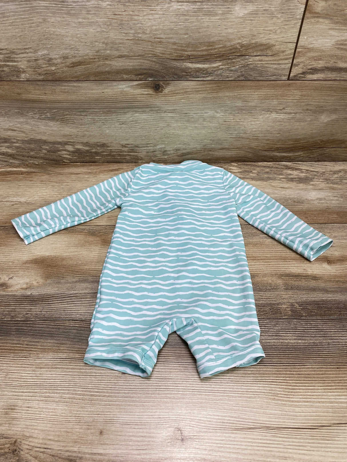 Simple Joys 1pc Rashguard Swimsuit Blue sz 6-9m