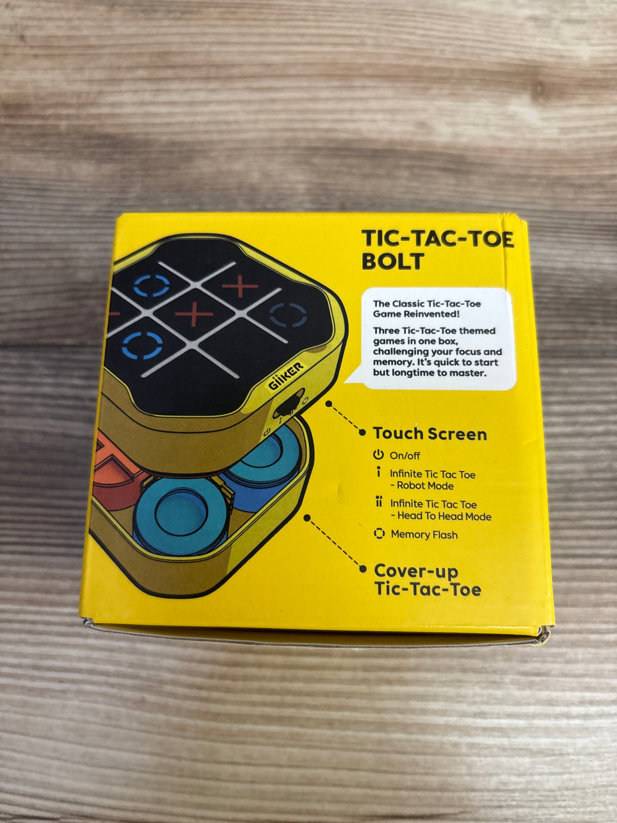 NEW Giiker Tic-Tac-Toe Bolt Game