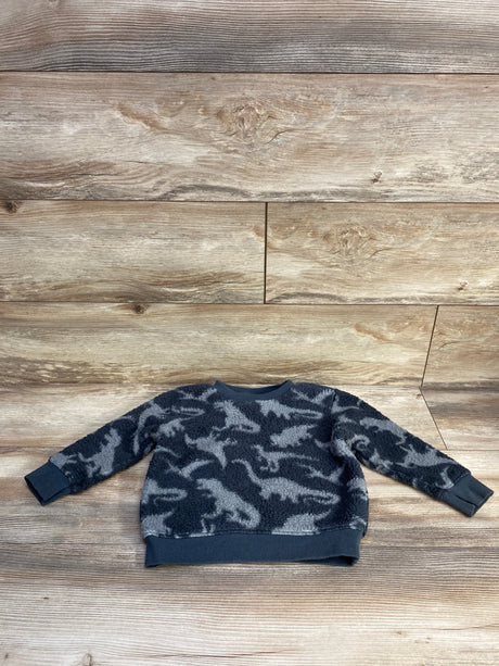 Cat & Jack Sherpa Sweatshirt Grey sz 2T - Me n Mommy To Be