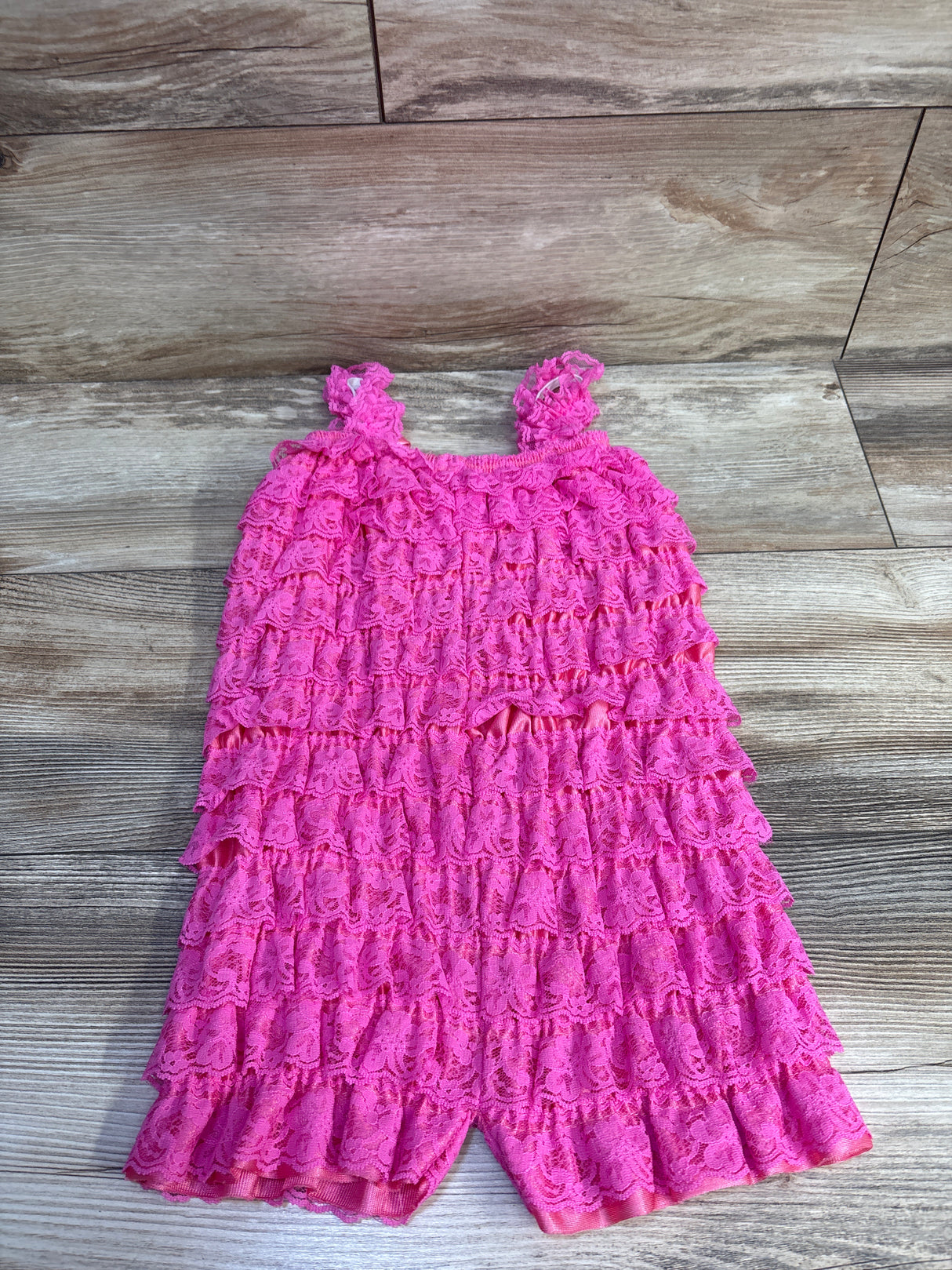 Cutie Baby Boutique Lace Romper Pink sz 2-3T