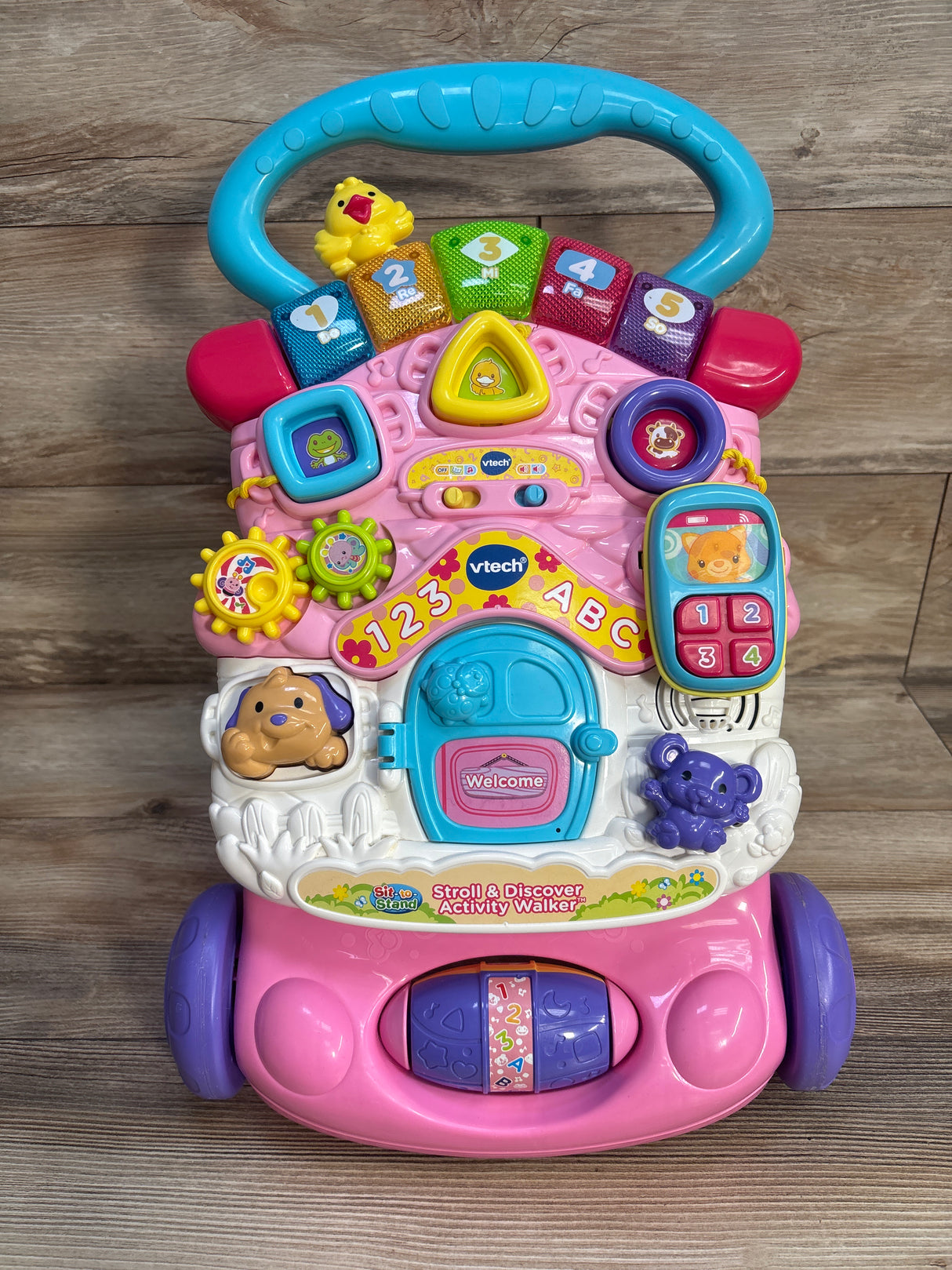 VTech Stroll & Discover Activity Walker - Pink