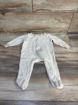 Hudson Baby Striped Sleeper Beige sz 0-3m
