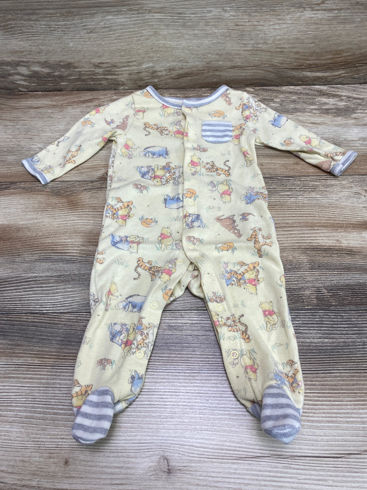 Disney Baby Winnie The Pooh Sleeper Yellow sz 0-3m