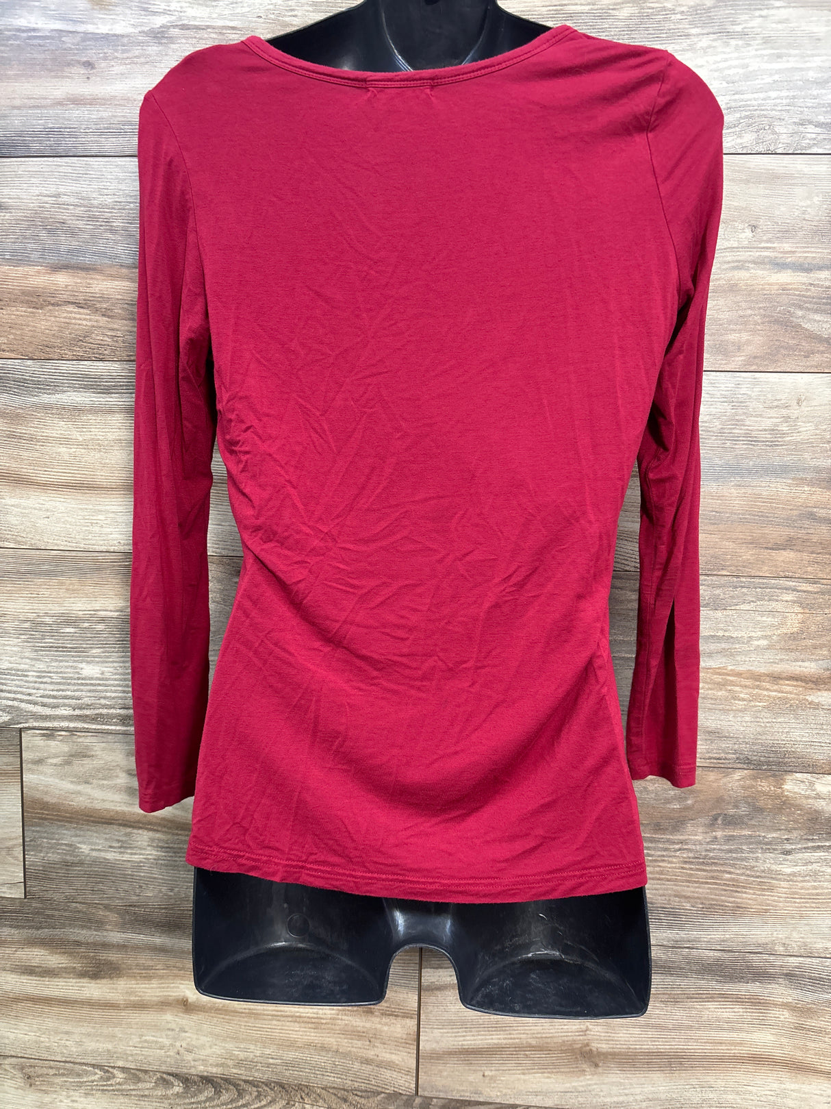 Bearsland Henley Nursing Shirt Red sz Small