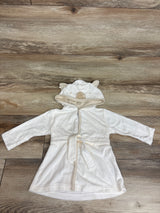 Carter's Hooded Bath Robe Ivory sz 0-9m