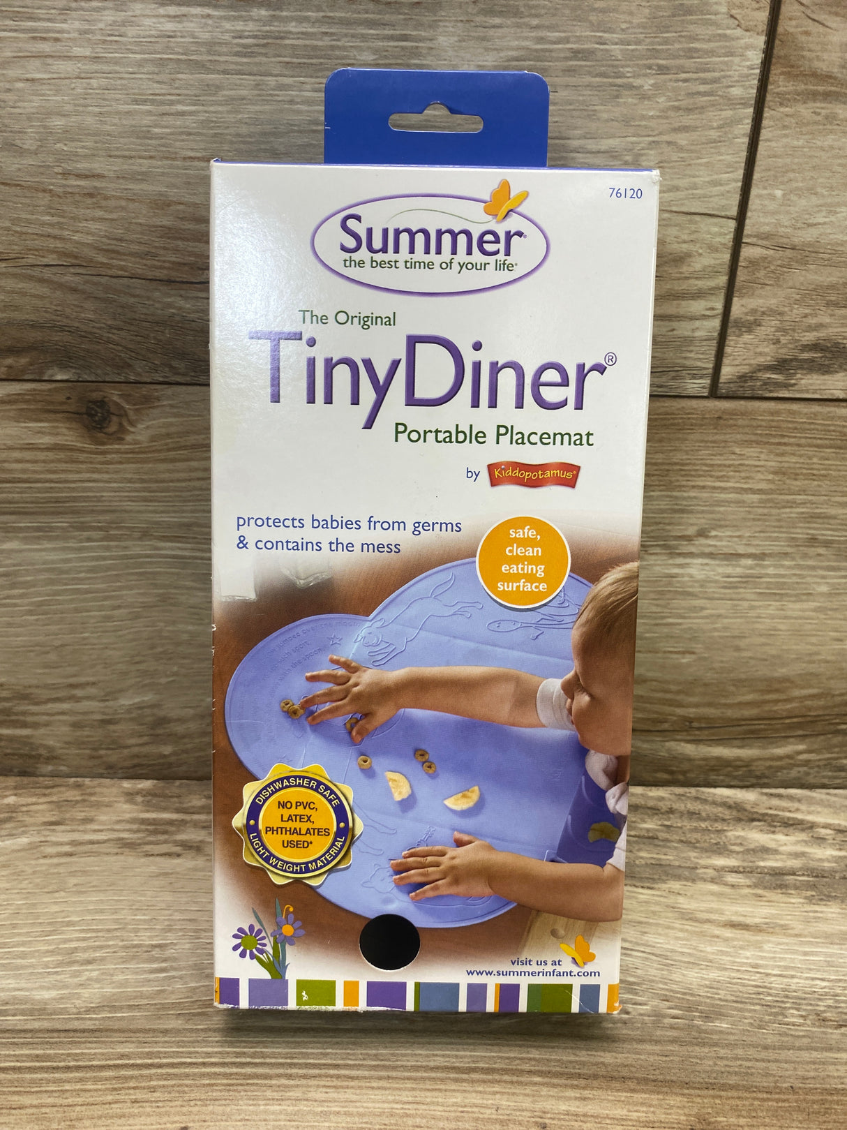 Summer The Original Tiny Diner Portable Placemat Blue