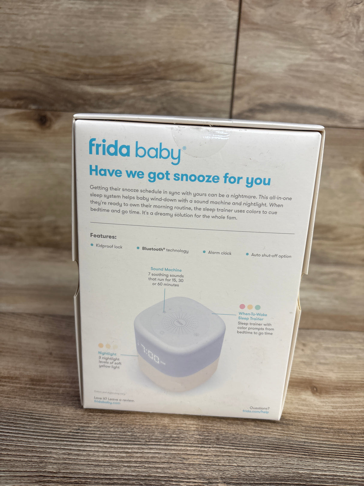 Frida Baby 3-in-1 Alarm Clock + Sound Machine + Nightlight