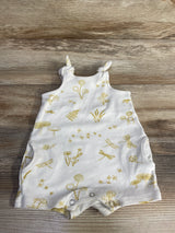 Pehr Tie Shoulder Romper White sz 0-3m - Me n Mommy To Be