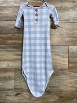 Caden Lane Gingham Knot Gown Blue sz 0-3m