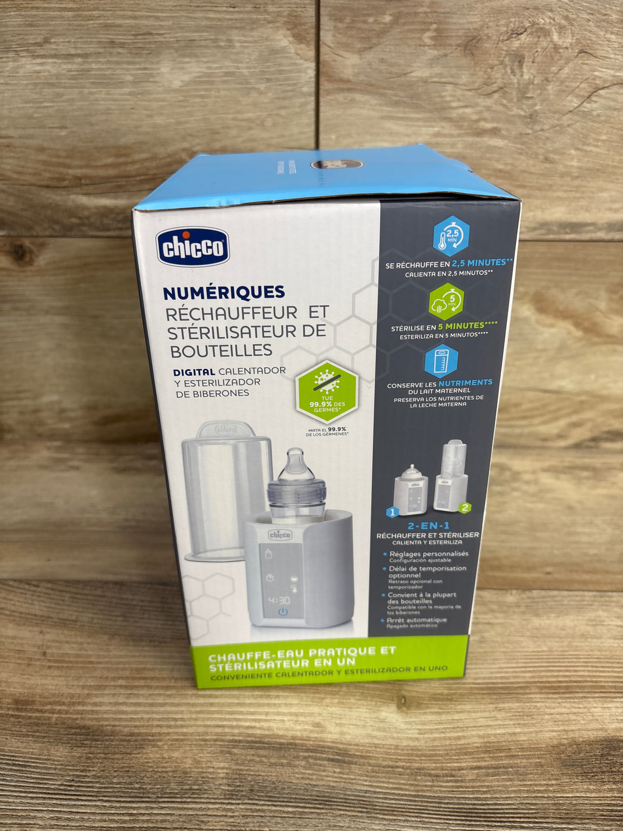 NEW Chicco Digital Bottle Warmer & Sterilizer