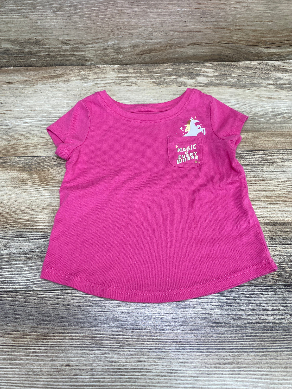 Jumping Beans Unicorn Shirt Pink sz 12m