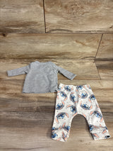 Disney Baby 2pc Stitch Welcome Little One Kimono Set Grey sz Newborn