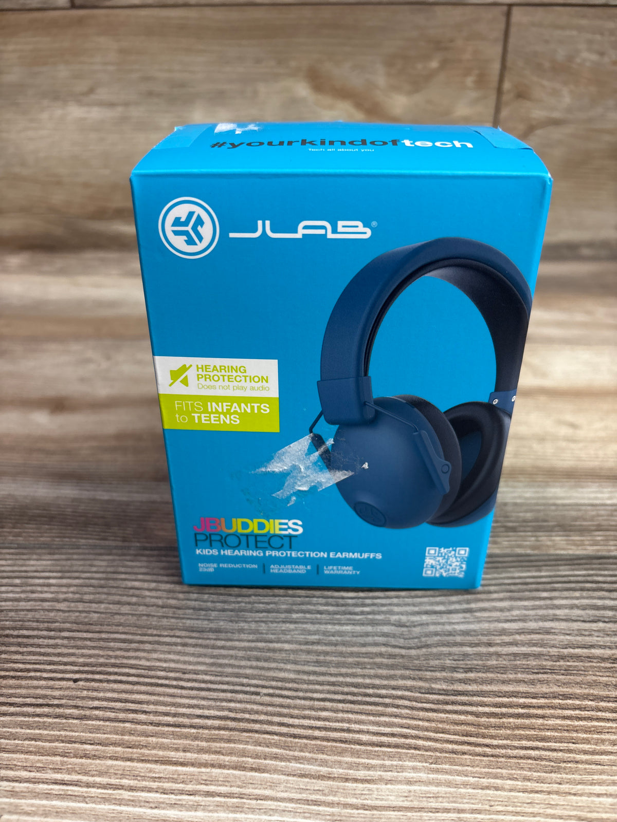 JLab JBuddies Protect Kids Hearing Protection Earmuffs Navy