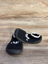 CuddleToes Sock Shoes Black sz 5/6c