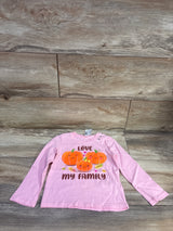 NEW Children's Place Love My Family Pumpkin Shirt Pink sz 2T