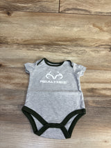 Realtree Bodysuit Grey sz 3-6m