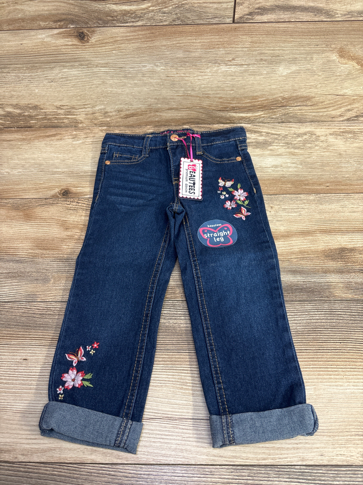 NEW Beautees Straight Leg Jeans Blue sz 4T