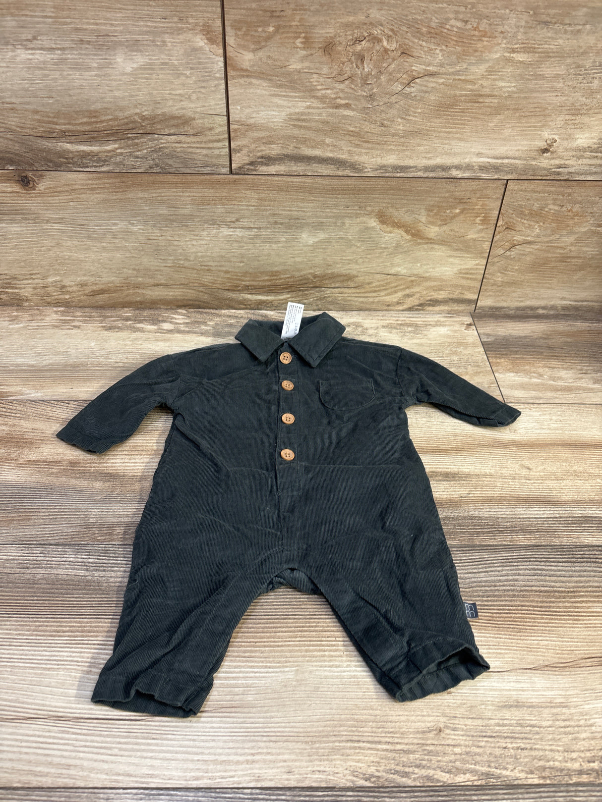 Modern Moments Corduroy Polo Coverall Green sz 0-3m