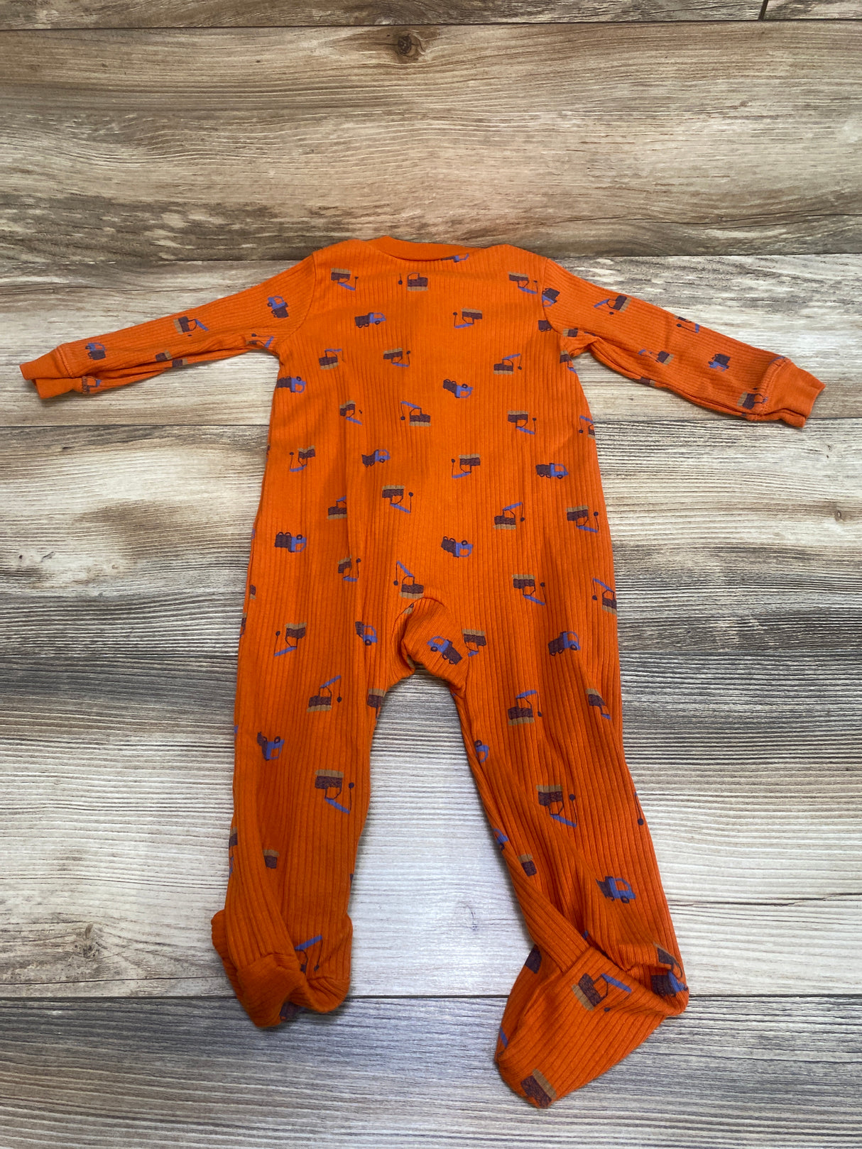 Carter's Construction Sleeper Orange sz 9m