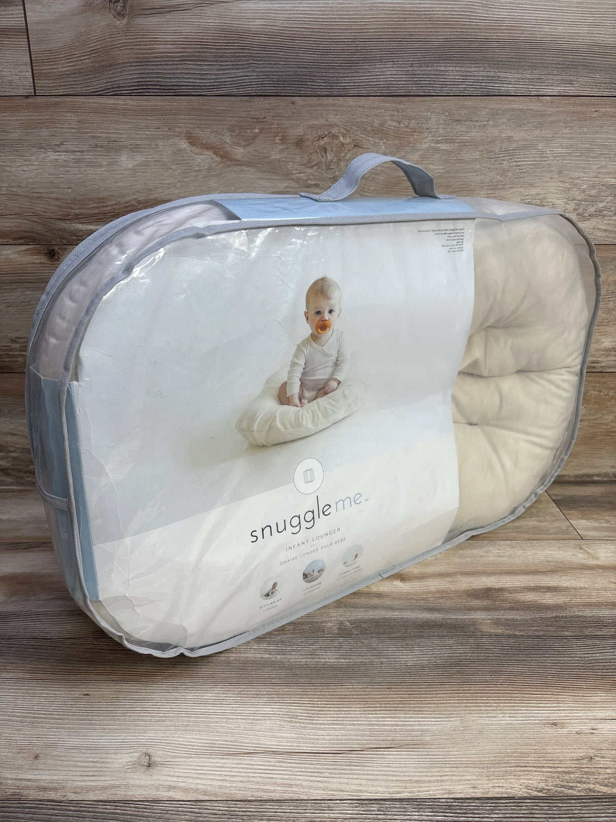 Snuggle Me Organic Lounger + Cover in Natural - Me n Mommy To Be