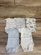 Carter's 5pk Bodysuits Ivory sz Preemie