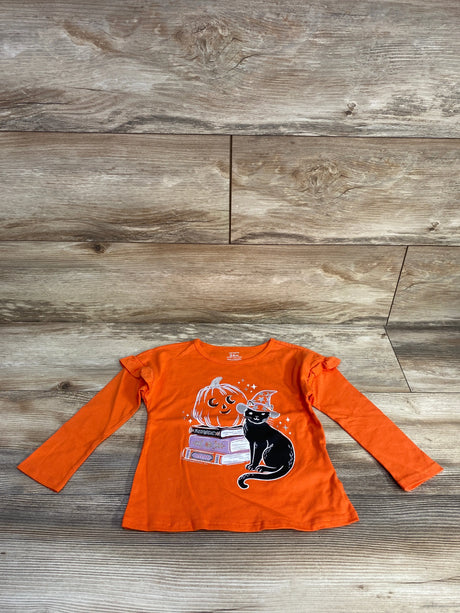 Carter's Cats & Pumpkins Shirt Orange sz 24m - Me n Mommy To Be