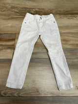 Copper Key Distressed Jeans White sz 2T