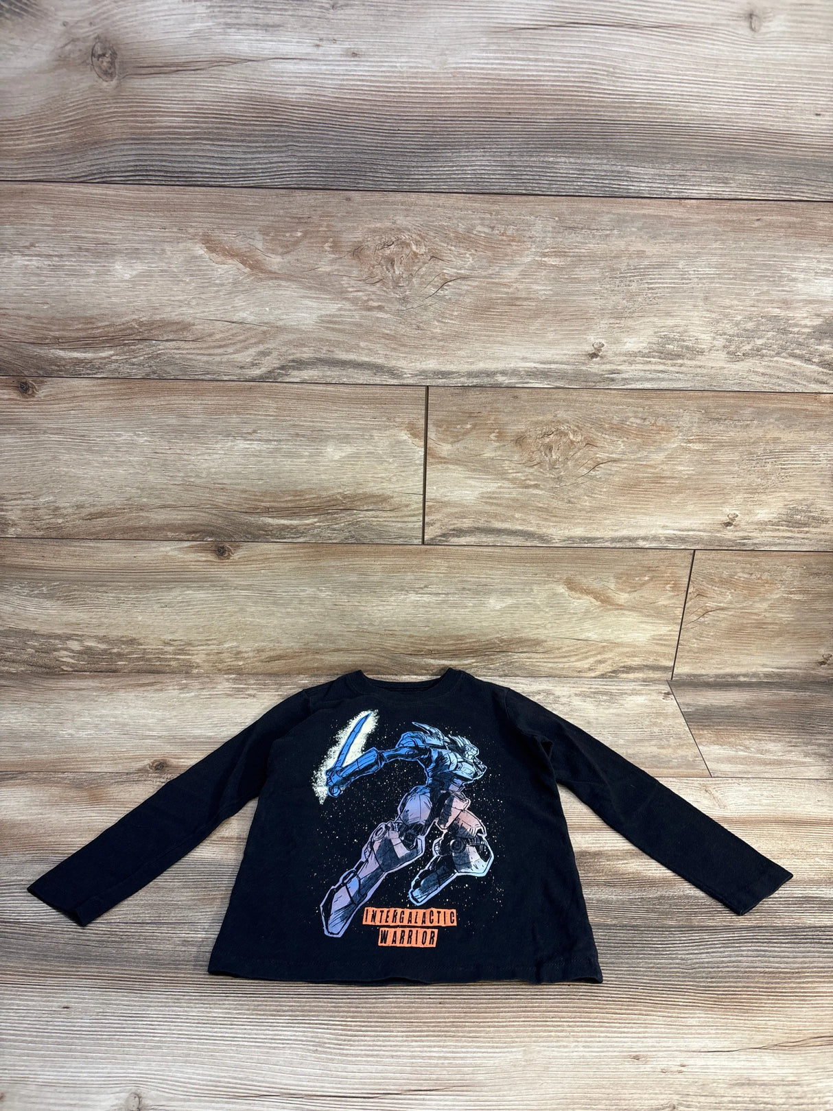 Oshkosh Intergalactic Warrior Shirt Black sz 4T - Me n Mommy To Be