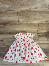 Old Navy Strawberry Print Dress Ivory sz 3T