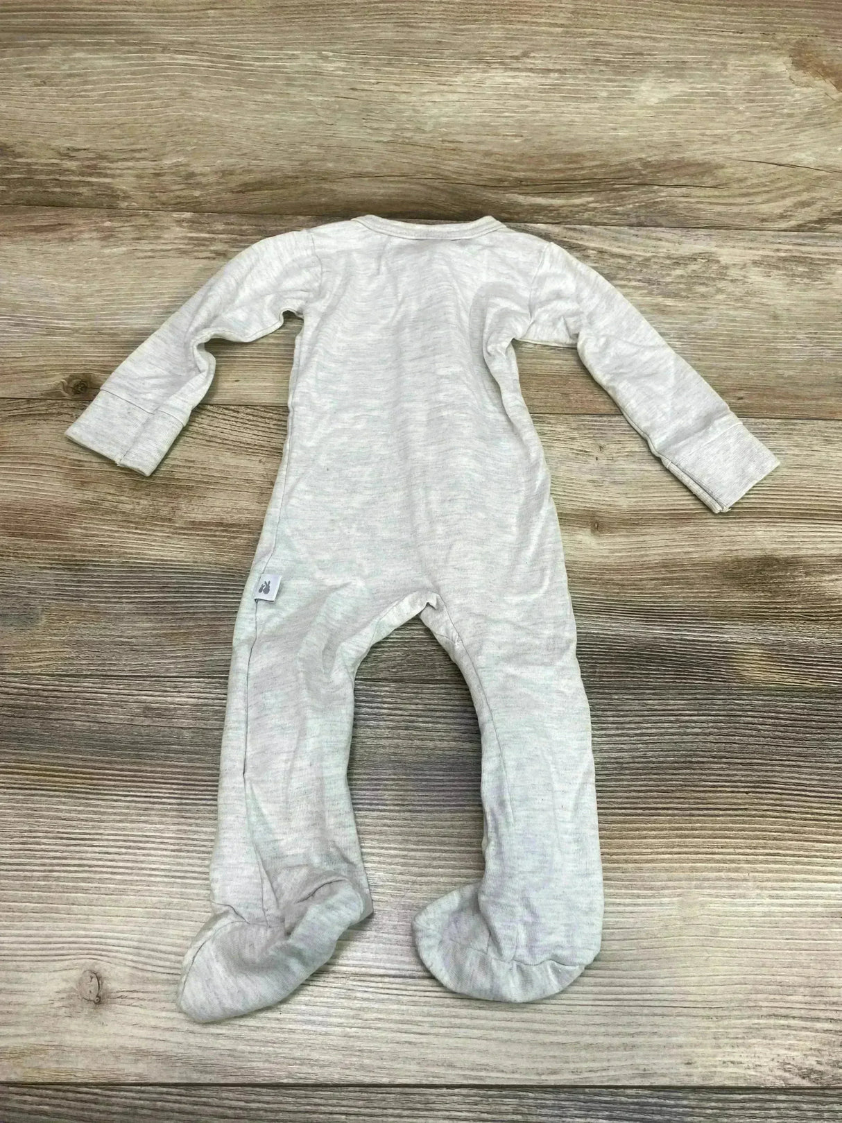 Mother's Promise Floral Ruffle Sleeper Grey sz 3-6m - Me n Mommy To Be