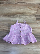 Cat & Jack Muslin Polka Dot Top Pink sz 2T - Me n Mommy To Be