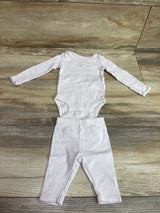 Carter's 2pc Striped Bodysuit & Pants Set Lilac sz Newborn