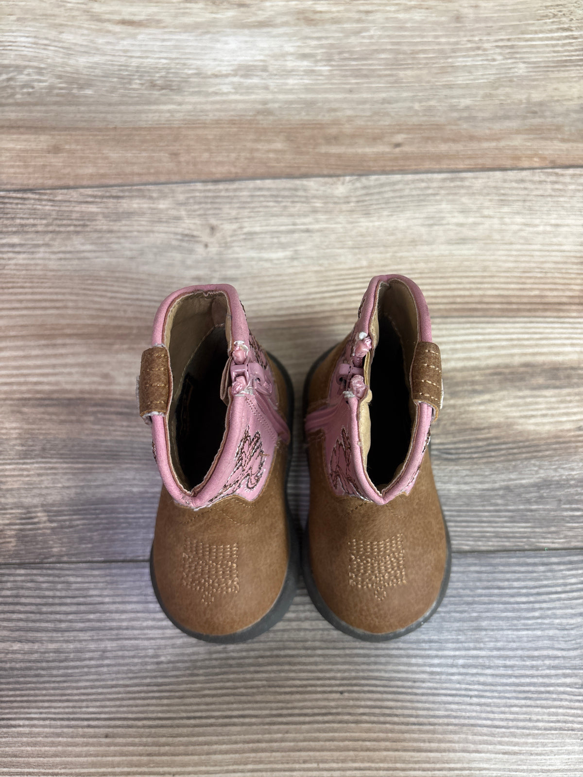 Roper Infants Blaze Pink Western Stitch Cowgirl Boots sz 3c