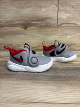 Nike Team Hustle D11 TD 'Cement Grey Gym Red' Sneakers sz 7c